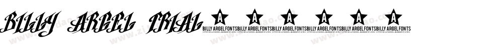 BILLY ARGEL TRIAL字体转换